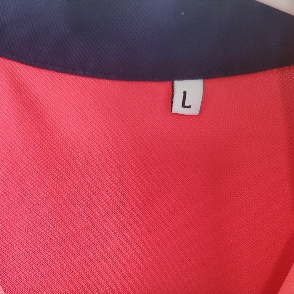 Women's Coral Sleeveless Zip-Up Top - Picture 2 of 3